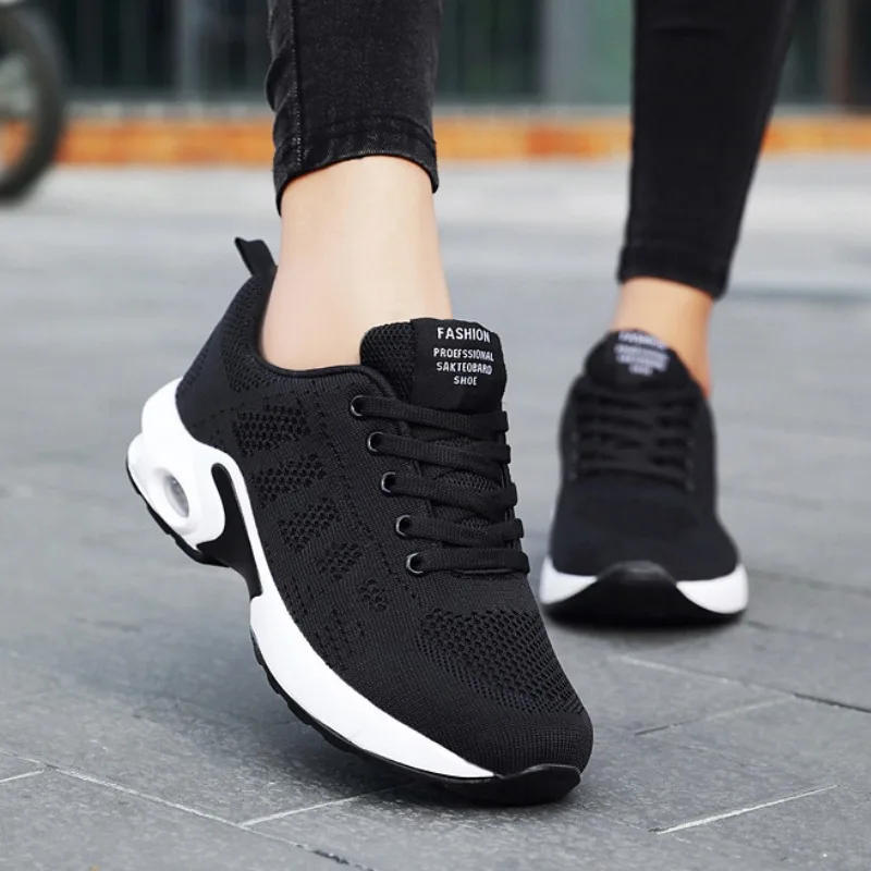 Schoenen Voor Dames Zomer Nieuwe Damesschoenen Grote Maat Luchtkussen Schoenen Casual Sport Sneakers Dames