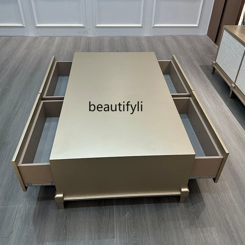 ss K178 Mobile TV di lusso leggero francese moderno piccolo appartamento semplice mobile da soggiorno superficie a conchiglia armadio in legno massello America