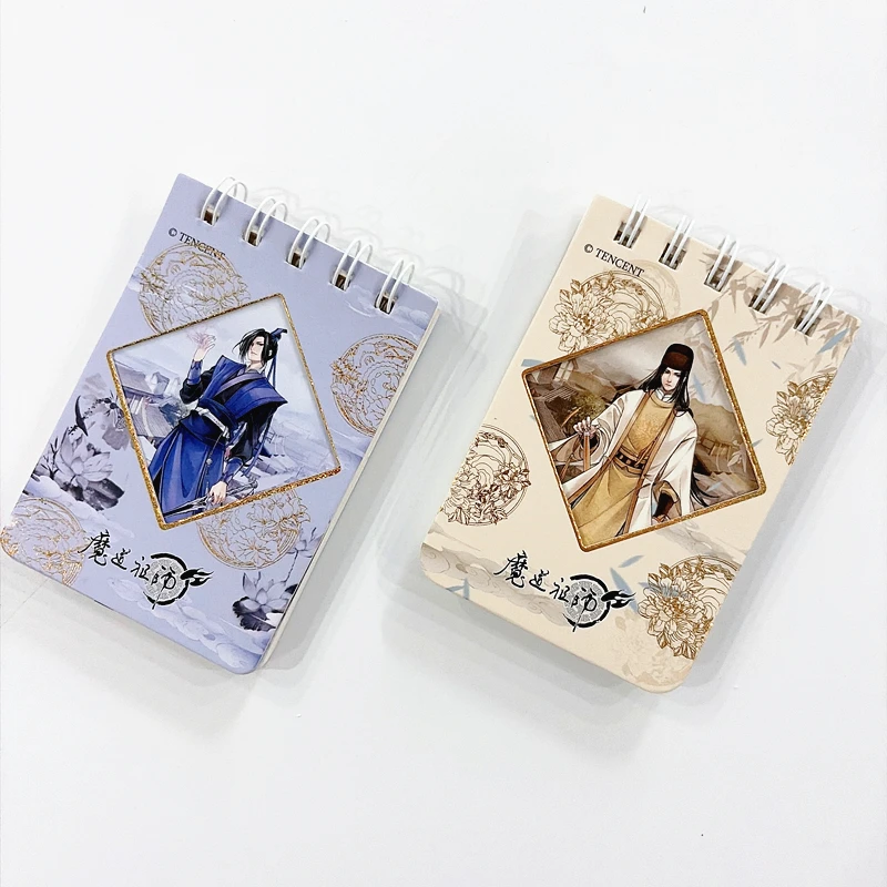 MDZS Grandmaster Of Demonic Cultivation Coil Notebook Jiang Cheng Jin Guangyao Anime Mini Pocket Notepad