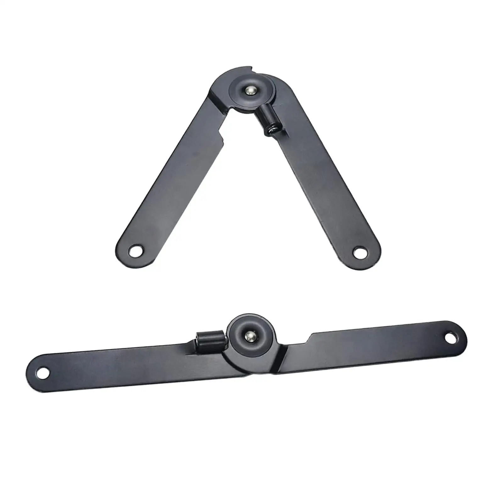 Dobradiças de suporte dobráveis, 2 peças, dobradiça versátil para móveis para caixa de guarda-roupa