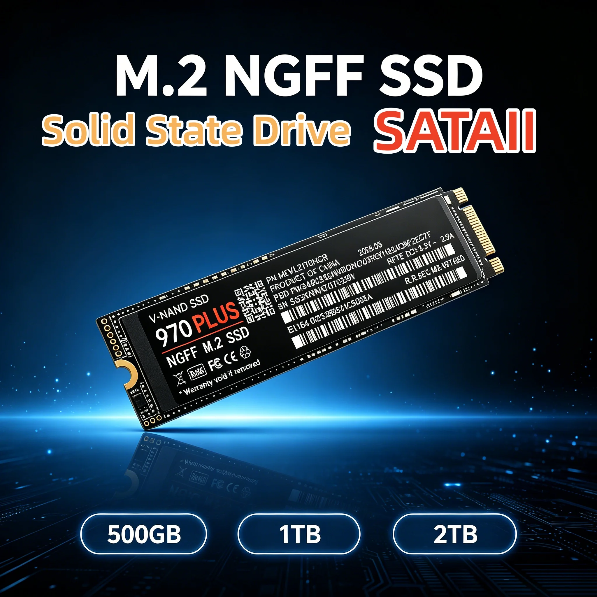 2026 New M2 NGFF Solid State Drive SSD 970 PLUS 1TB 2TB 4TB SSD M2 2280 Hard Drive Internal Solid State Disk for Desktop Laptop