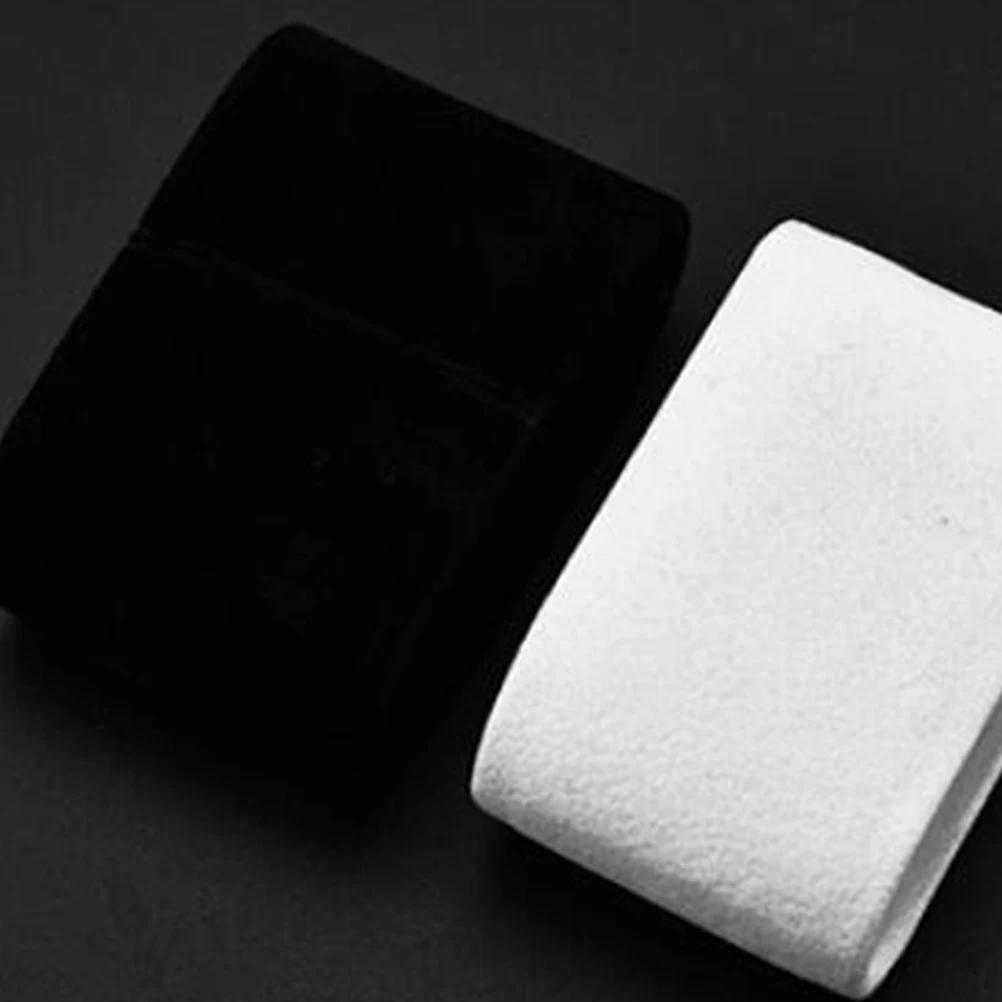 10개 시계 베개 블랙 플란넬 보석 디스플레이 스탠드 팔찌 체인 정리함 테이블 보관 케이스