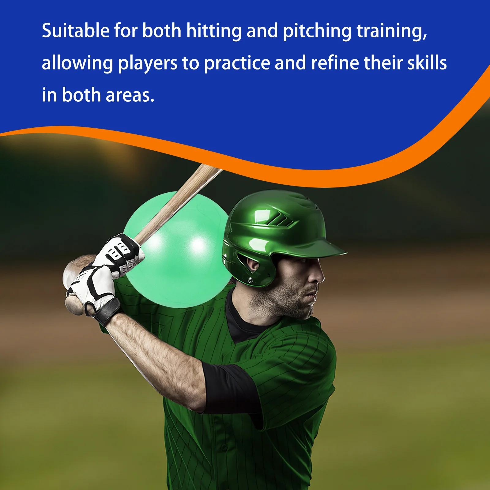 

4pcs Baseball Training Ball Connection Arm Action For Pitching Batting Drills Plastic Sports Ball Improved Motion Coordination