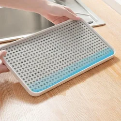 Kitchen Portable Tool Double Layer Drain Tray Removable Drain Board Storage Dish Drying Rack Accessories Tableware Storage Rack