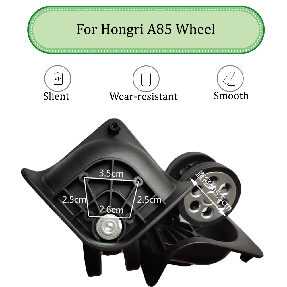 Suitable For Hongri A85 Universal Wheel Trolley Case Wheel Replacement Luggage Pulley Sliding Casters wear-resistant Repair