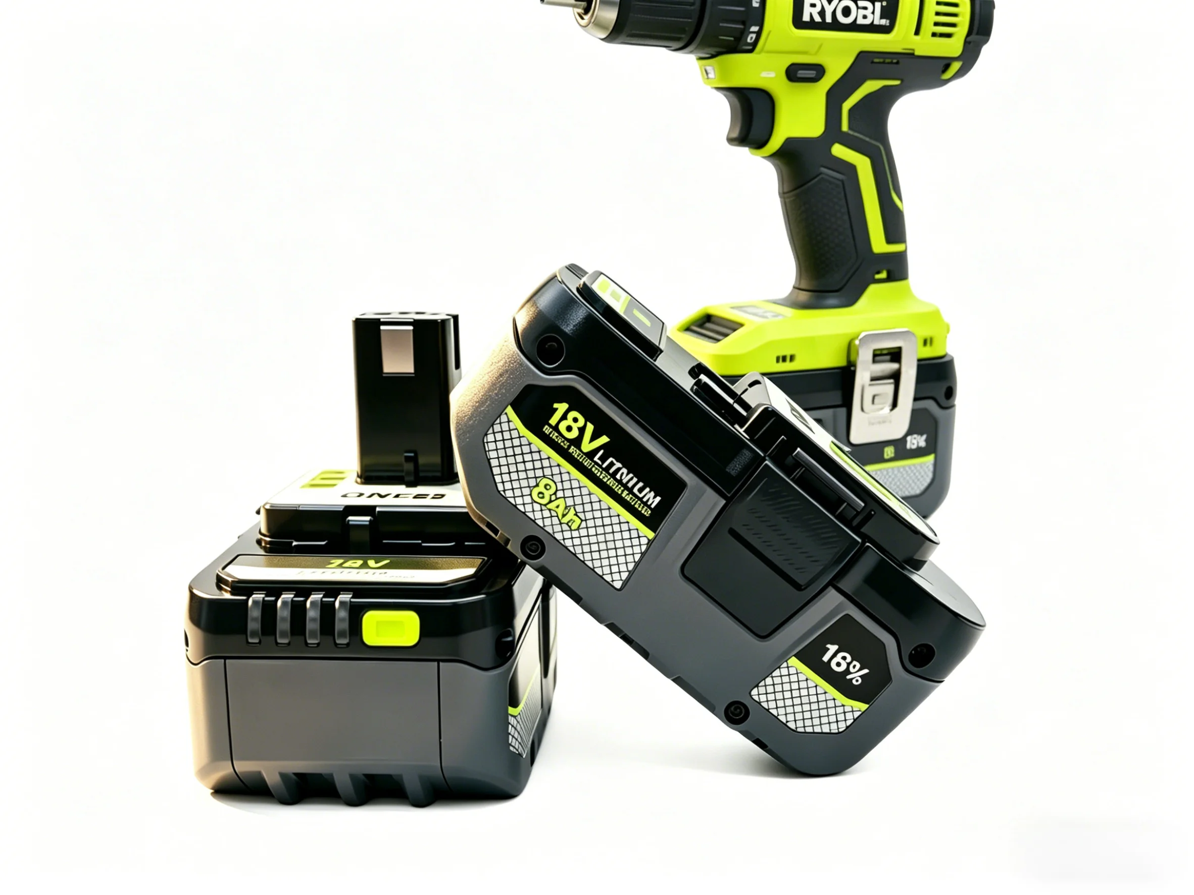 

RYOBI 18V Li-ion Professional Grade Battery High Performance Long Runtime for Drills Saws Tools Compatible P104 P107 P108 P109
