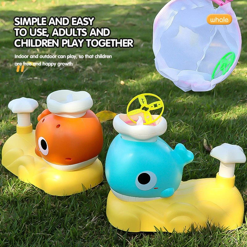 Air Rocket Launcher Outdoor Toy Soaring Rocket Flying Disc Untertasse Foot Launcher Kid Jump Sport Game Lernspielzeug für Kinder