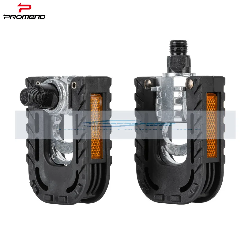 

PROMEN folding bicycle pedals F51 aluminum alloy + plastic pedals Bicycle spare parts cycling equipment
