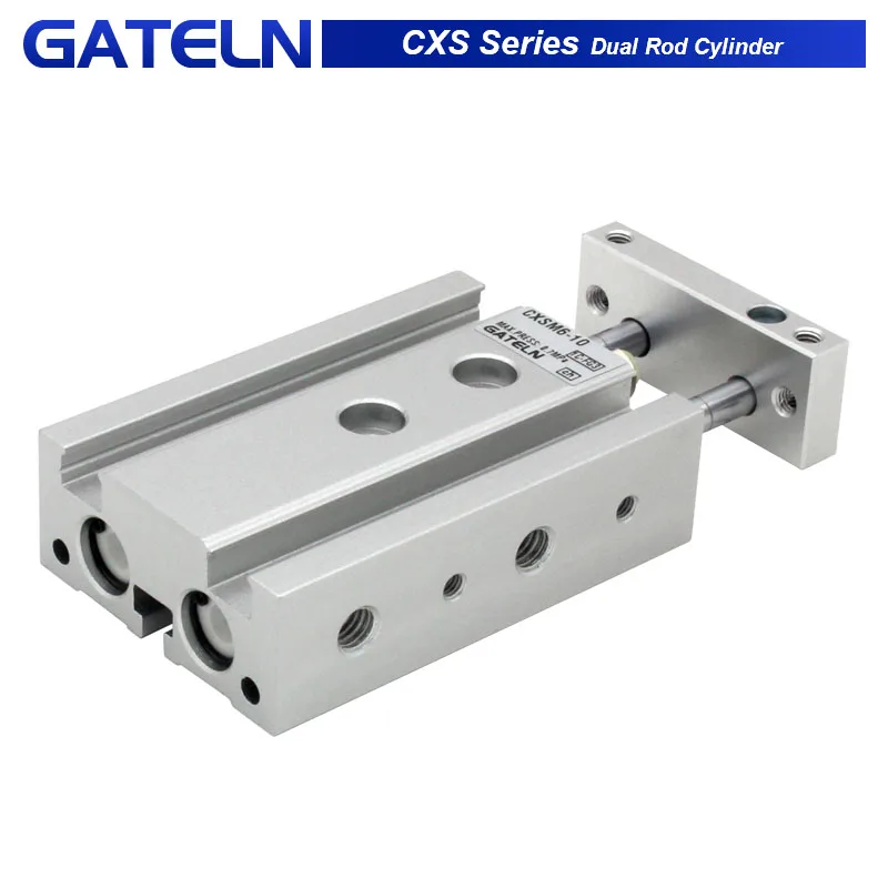 CXSM6 CXSM10 CXSM16 CXSM20 CXSM25 CXSM32 Dual Rod Cylinder Slide bearing air pneumatic cylinder Built-in magnet