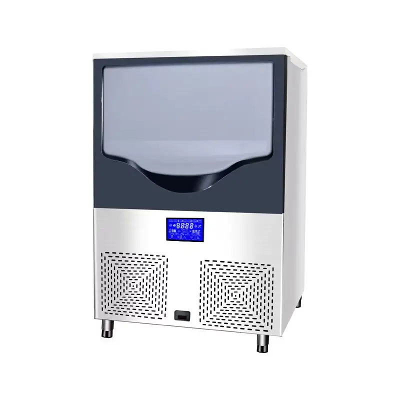 

25KG 40KG Portable Ice Maker Machine Fully Automatic Air Cooling Moon Ice Crescent Ice Snow Machine