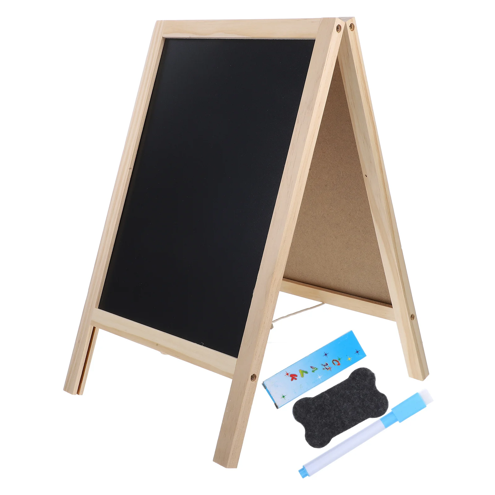 Magnetic Double-sided Blackboard Chalkboard Hanging Blackboard Party Table Number Place Tag Message Board Signs Memo Board