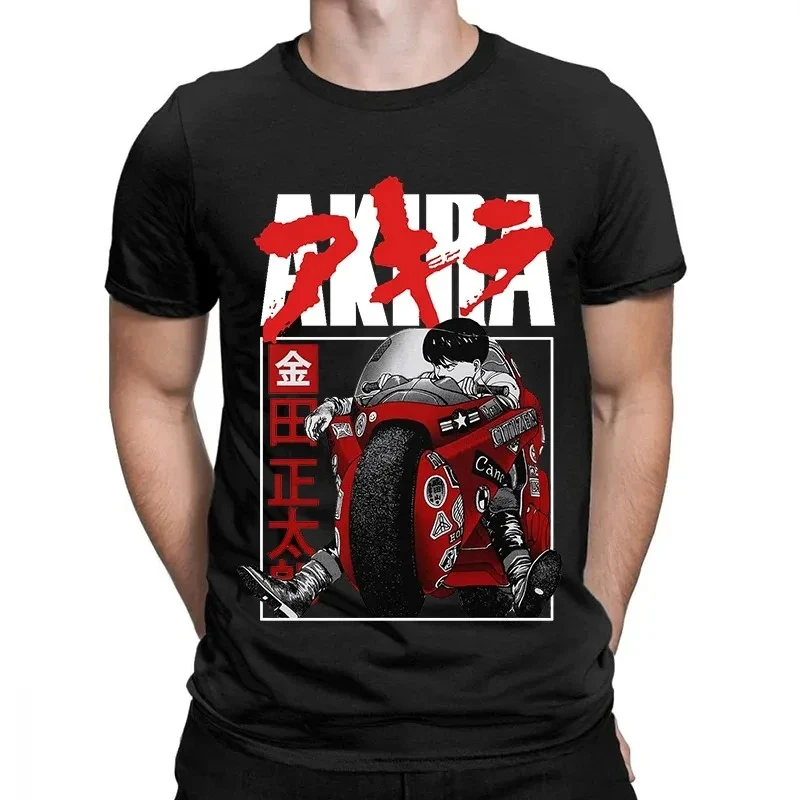 Akira Anime Graphic T Shirts Japan Vintage Manga Tops Women Men Harajuku Fashion O-Neck Tee Summer Streetwear Casual Tops Tee