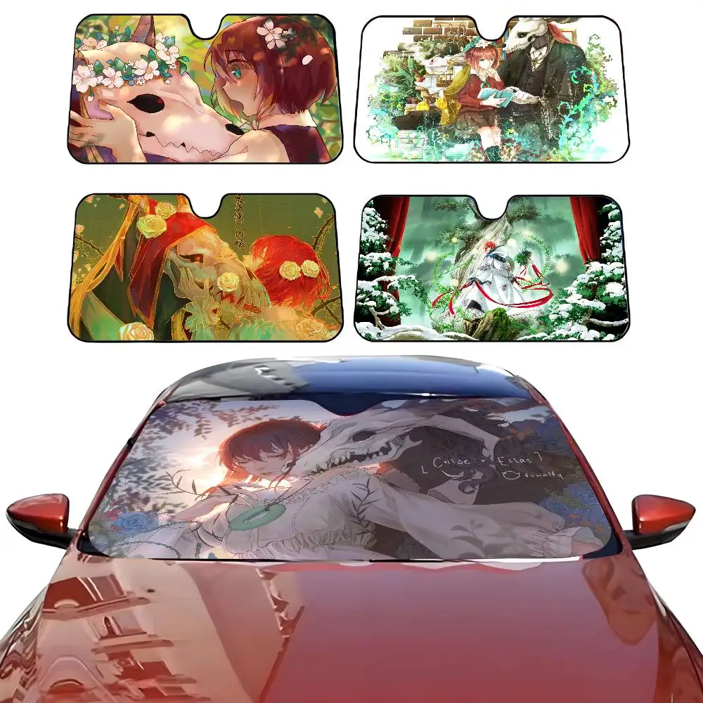 

ANIME Mahoutsukai no Yome автомобильный солнцезащитный козырек зонтик от солнца на лобовое стекло автомобиля солнцезащитный козырек от ультрафиолета и внутренний охладитель