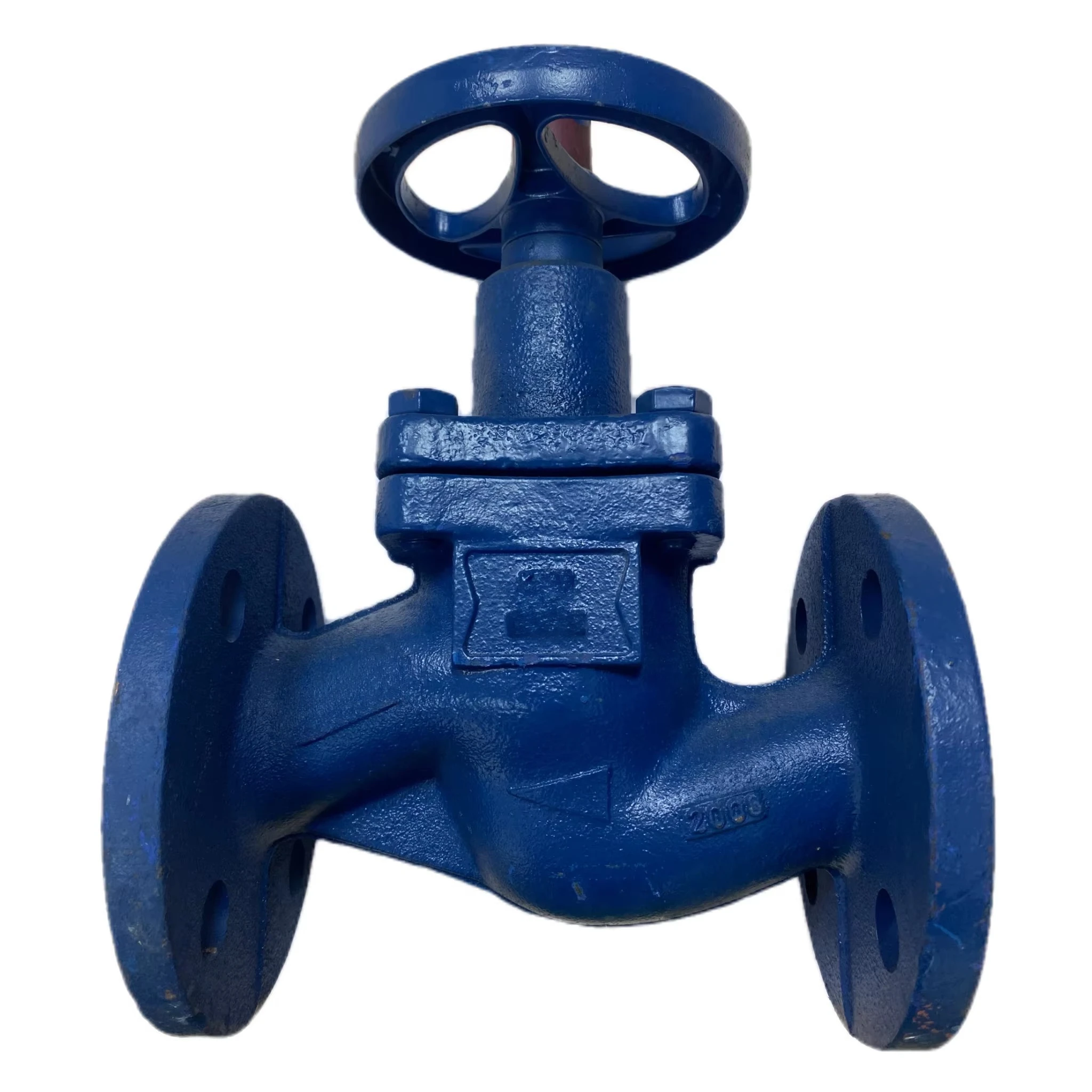 صمام كروي يدوي من الفولاذ المطروق مع وصلة شفة التوصيل، صمام إيقاف صناعي للتطبيق العام للمياه