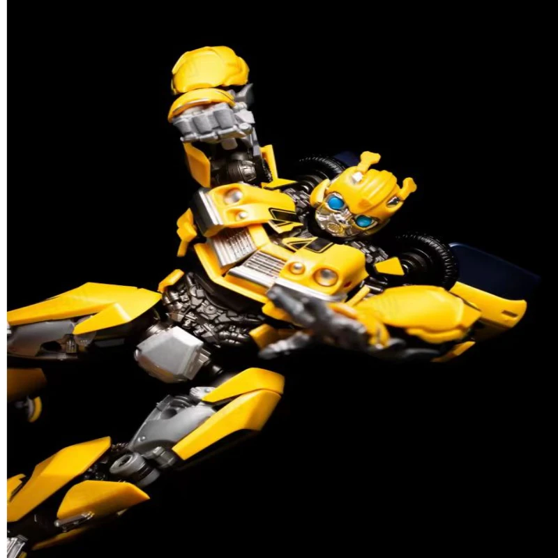 16cm 장난감 재고 있음 트랜스포머 AMK PRO 범블비 가동식 조립 로봇 모델 수집가용 피규어 선물
