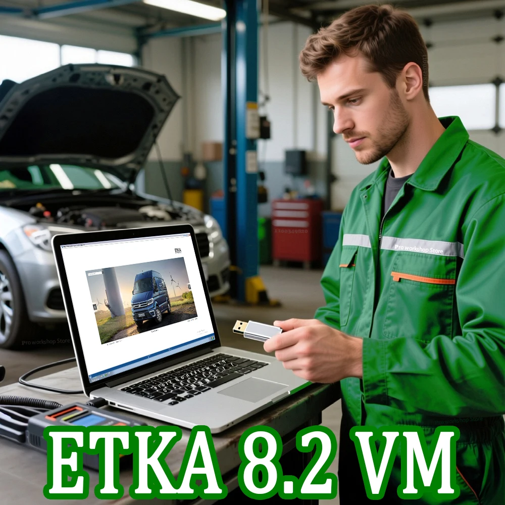 ETKA 8.2 VM tuning Auto car tools Repair Software etka V8.2 for A-udi for V-W Group Vehicles Electronic Parts Catalog Car tools