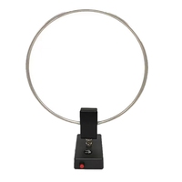 GA800 Radio Shortwave Antenna with BNC Cable Active Loop Antenna Small Loop Shortwave Antenna 10KHz-159MHz HF