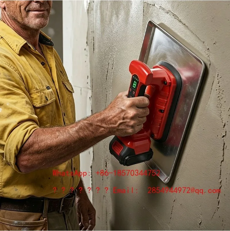Portable Electric Concrete Vibrator Screed Small Cement Wall Floor Smoothing Finishing Machine