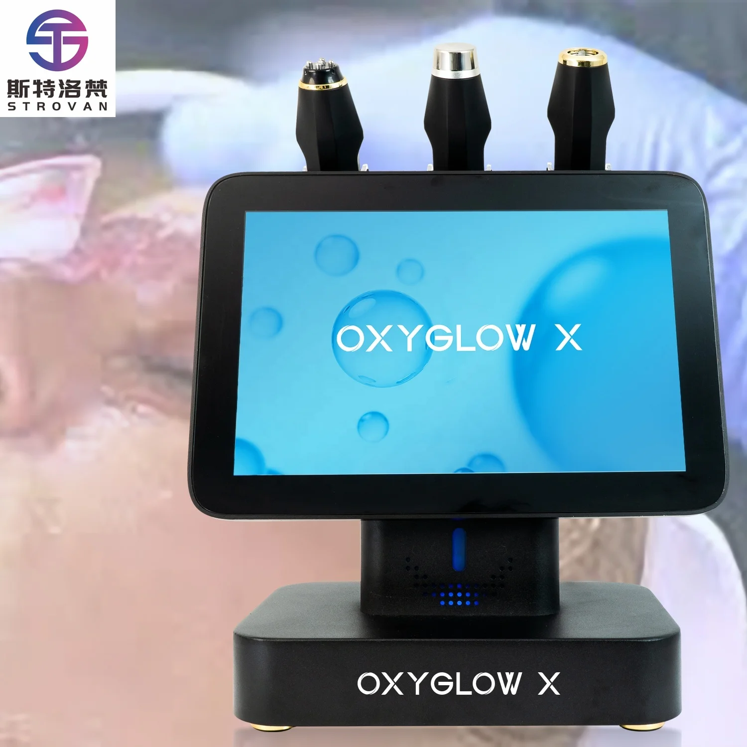 STLF LZS USA مقشر التنظيف العميق ترطيب 3 في 1 فقاعة الأكسجين بالموجات فوق الصوتية Co2 فقاعة صغيرة