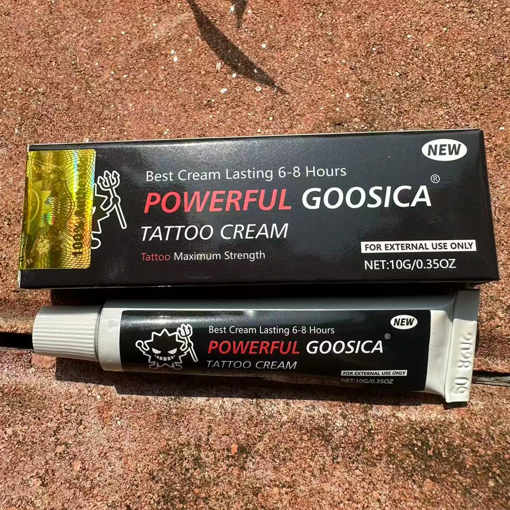 

powerful goosica tattoo cream for eyebrow lips eyeliner 10g