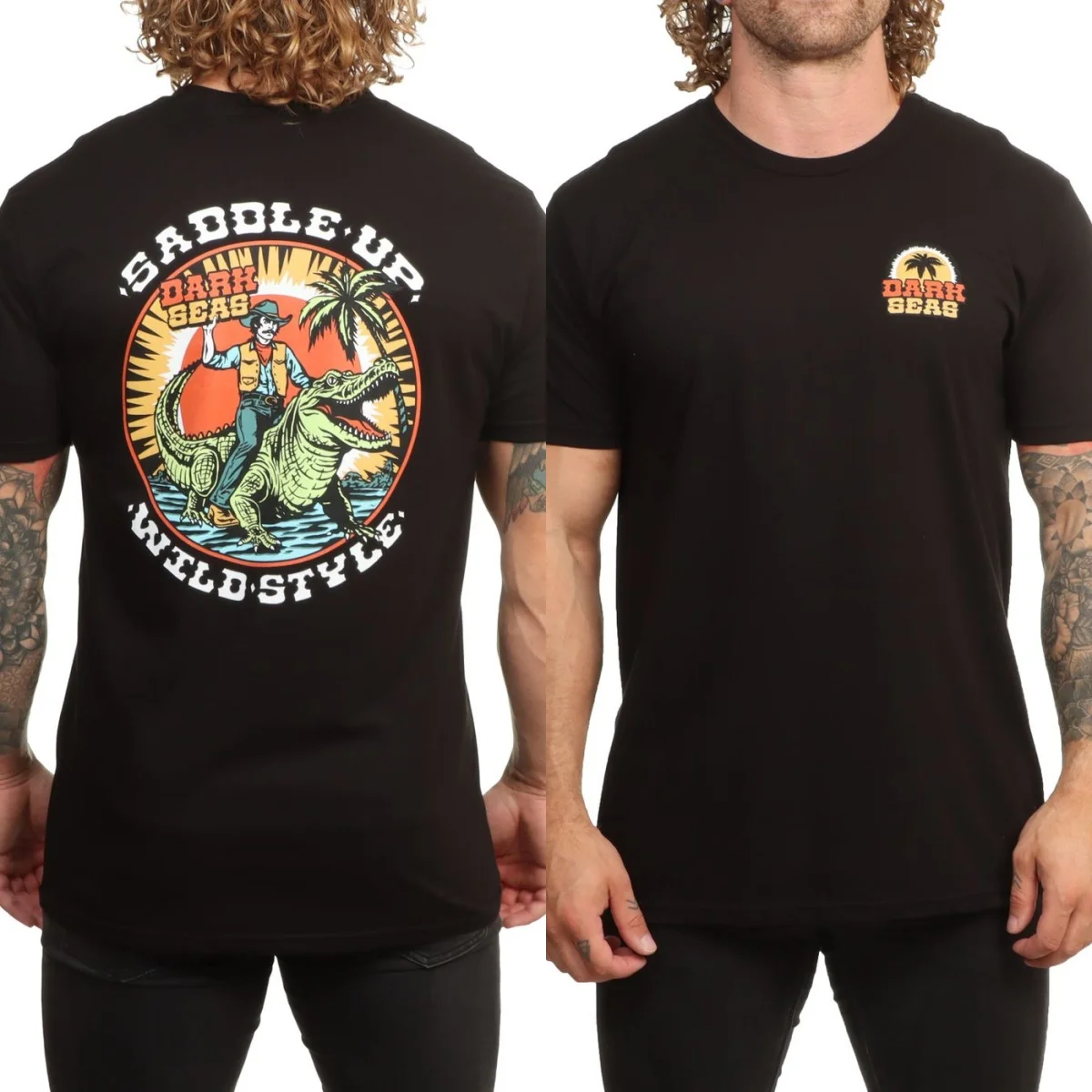 Wild Style Retro Ocean Street Brand T-shirt Cotton Graphic Tee Men Women Summer Streetwear