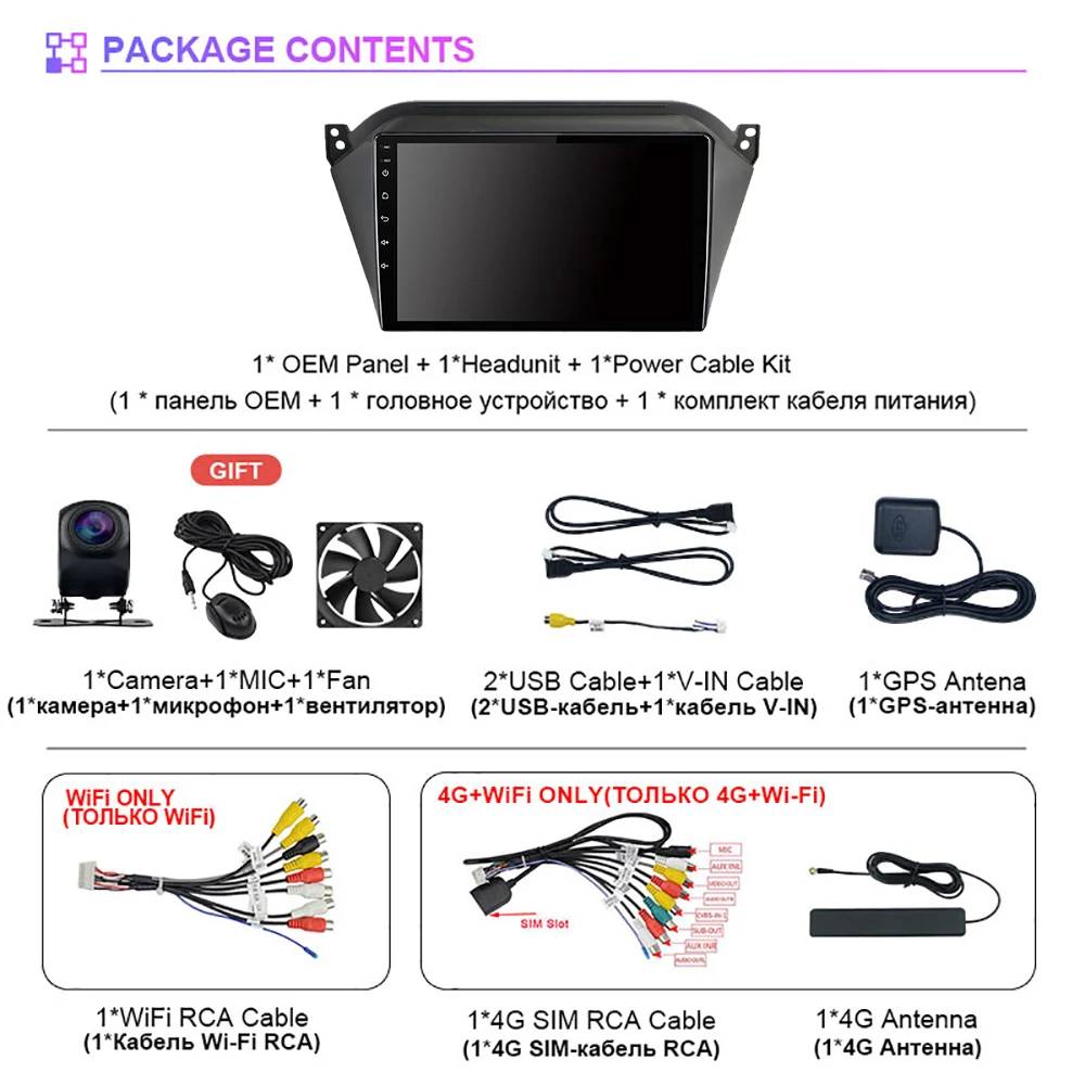 Android 16 Carplay Auto Car Radio BT Multimedia Player For BMW JAC S2 t40 2015 - 2018 WiFi+4G steering wheel Ships in 24 hours