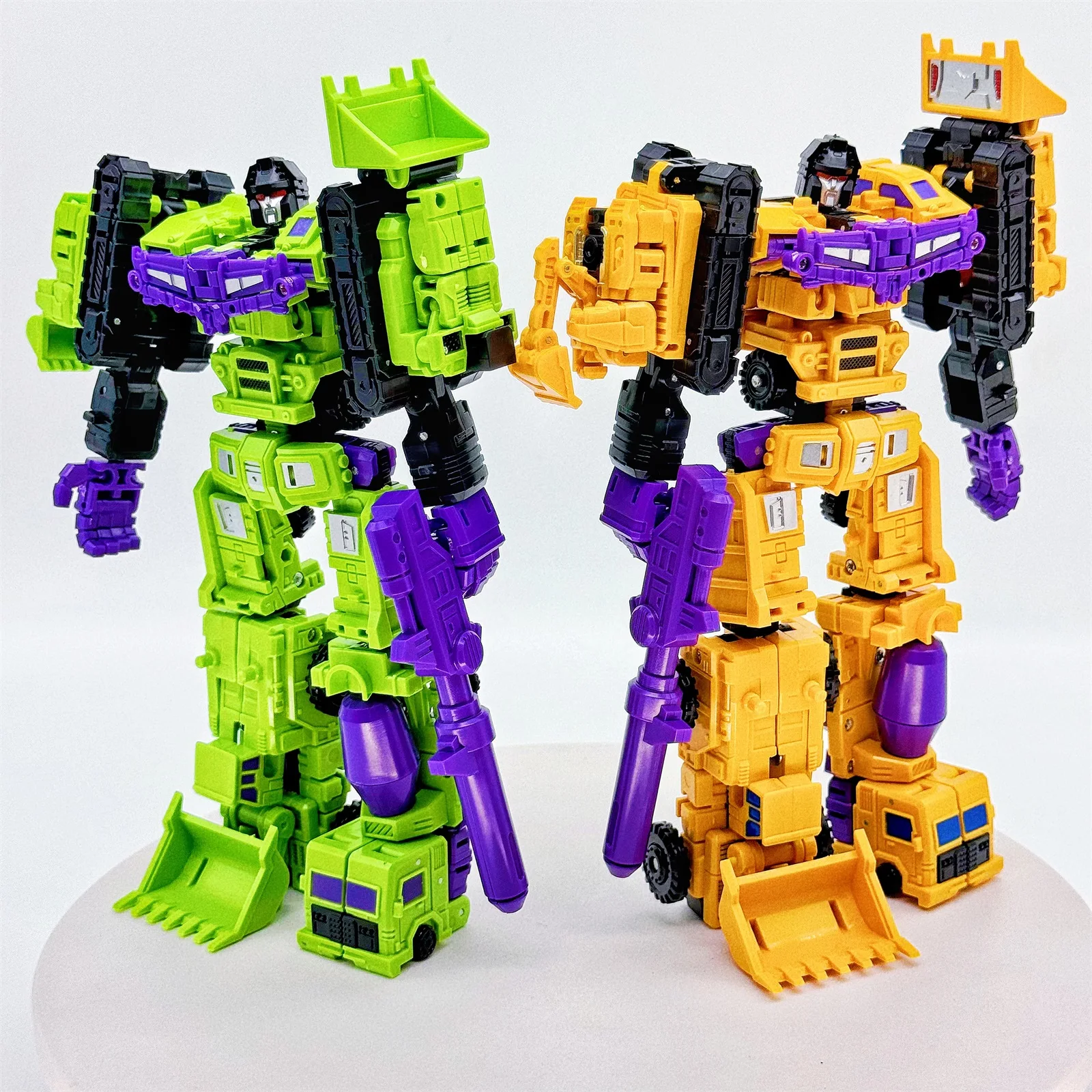 

6 in 1 MINI Devastator Transformation Model MINI Devastator 21CM Action Figure Robot Plastic Toys BEST Gift Child Kid New