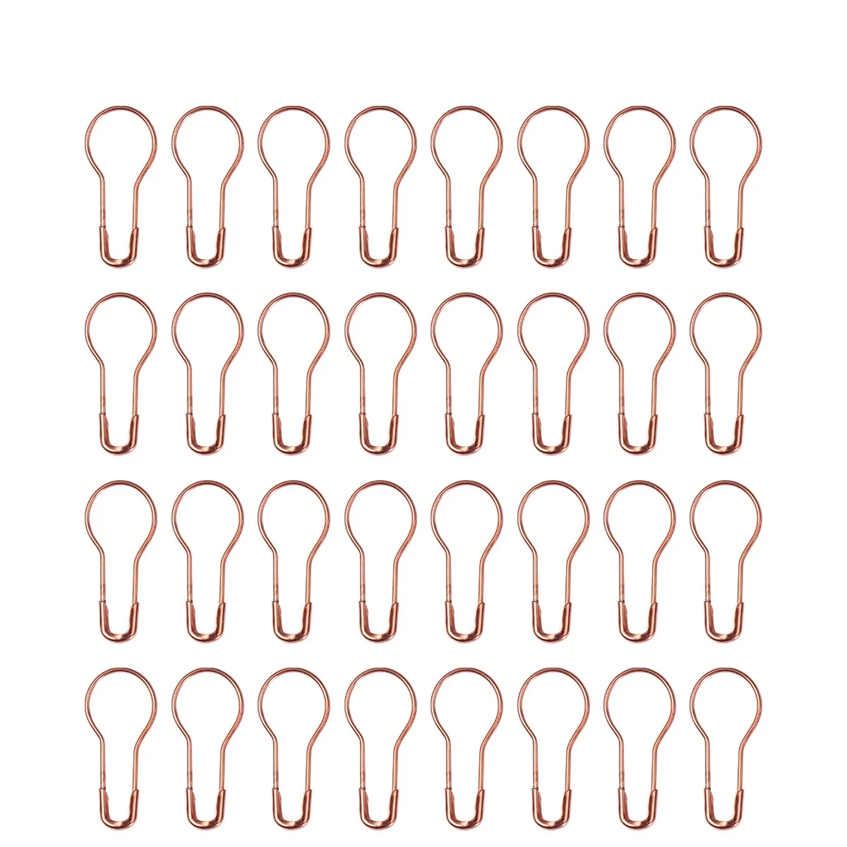 

1000Pcs Unique Brooch Pin Gourd Shape Bright Color Creative Design Safe Copper Iron for Clothes Women Men Costume Props