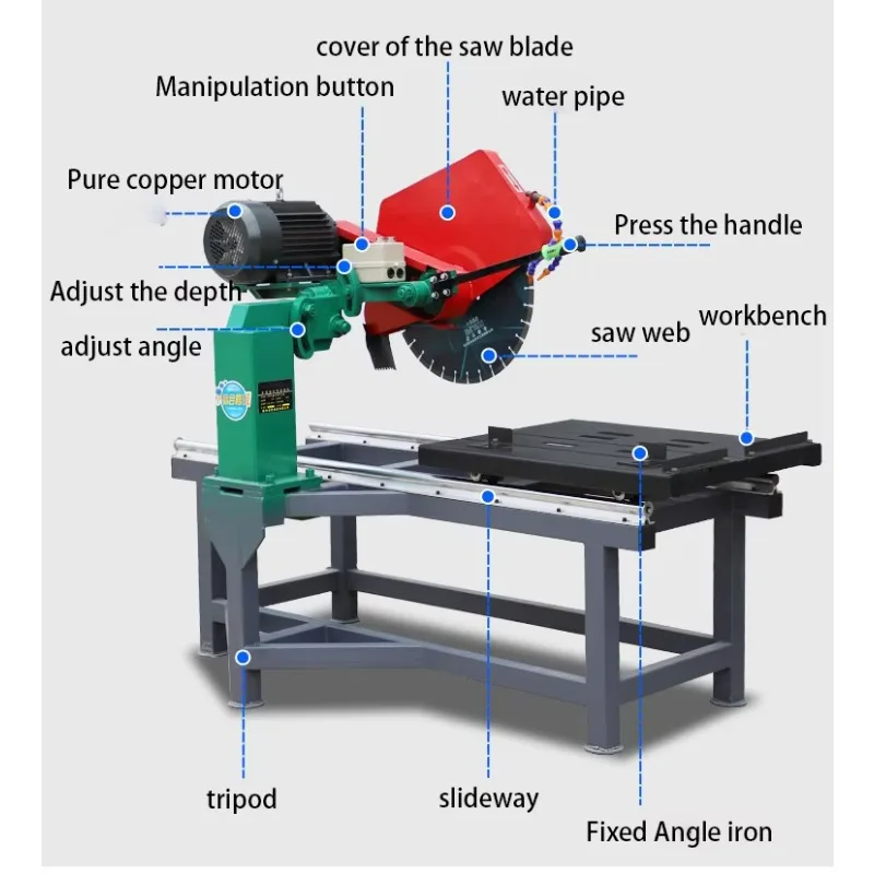 

Hot Sale Multifunction Stone /granite Cutter / Marble/refractory Brick/terrazzo/ceramic Tiles Cutting Machine
