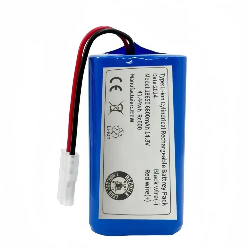 Customizable Connector 4S1P 14.8V Li-ion Battery｜2800mAh Large-Capacity Rechargeable for Robot Vacuum Cleaner