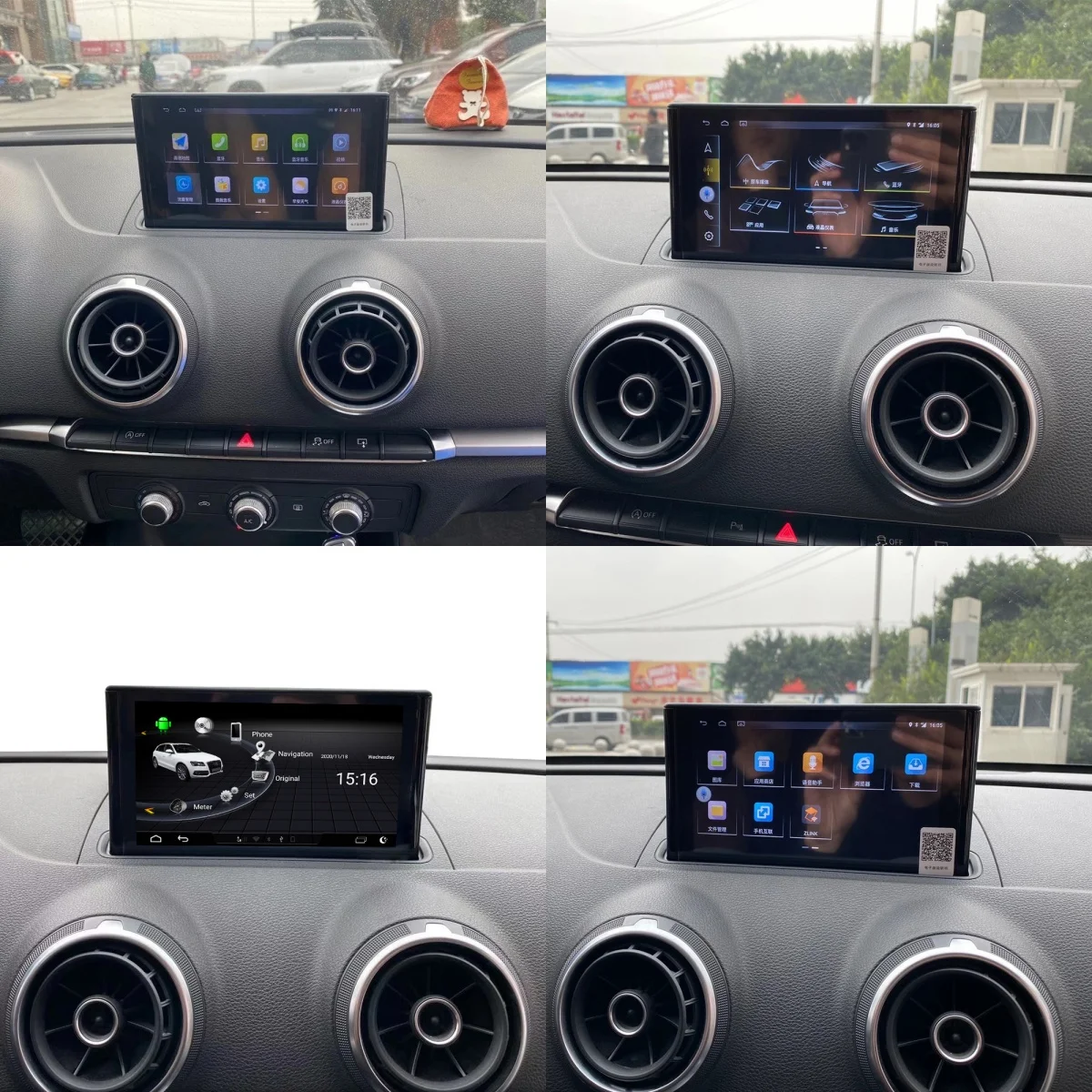 Opvouwbare Android 11 Scherm Speler Voor Audi A3 2011 2012 2013 2014 2015 2016 2017 2018 2019 Navigatie Gps Auto Audio Radio Unit