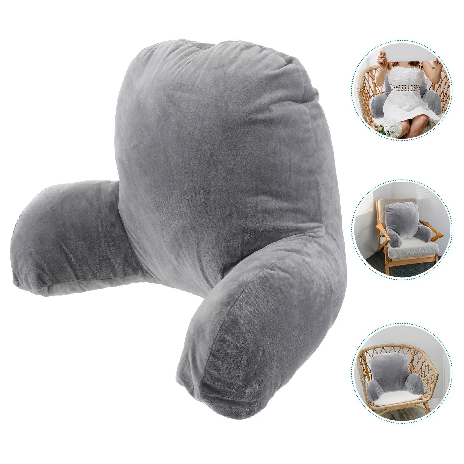 Backrest Lounger Sofas Bed Floor Pillow Adult Cotton Reading Support Throw Lumbar Child Sofa Rest Lumbar Cushion Throw Pillow