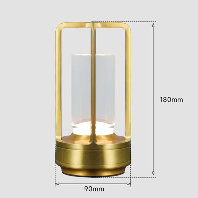 Portable Lantern Desktop Light Outdoor Camping Supplies Waterproof All Aluminum Body Emergency Light Rechargeable Led Lamp