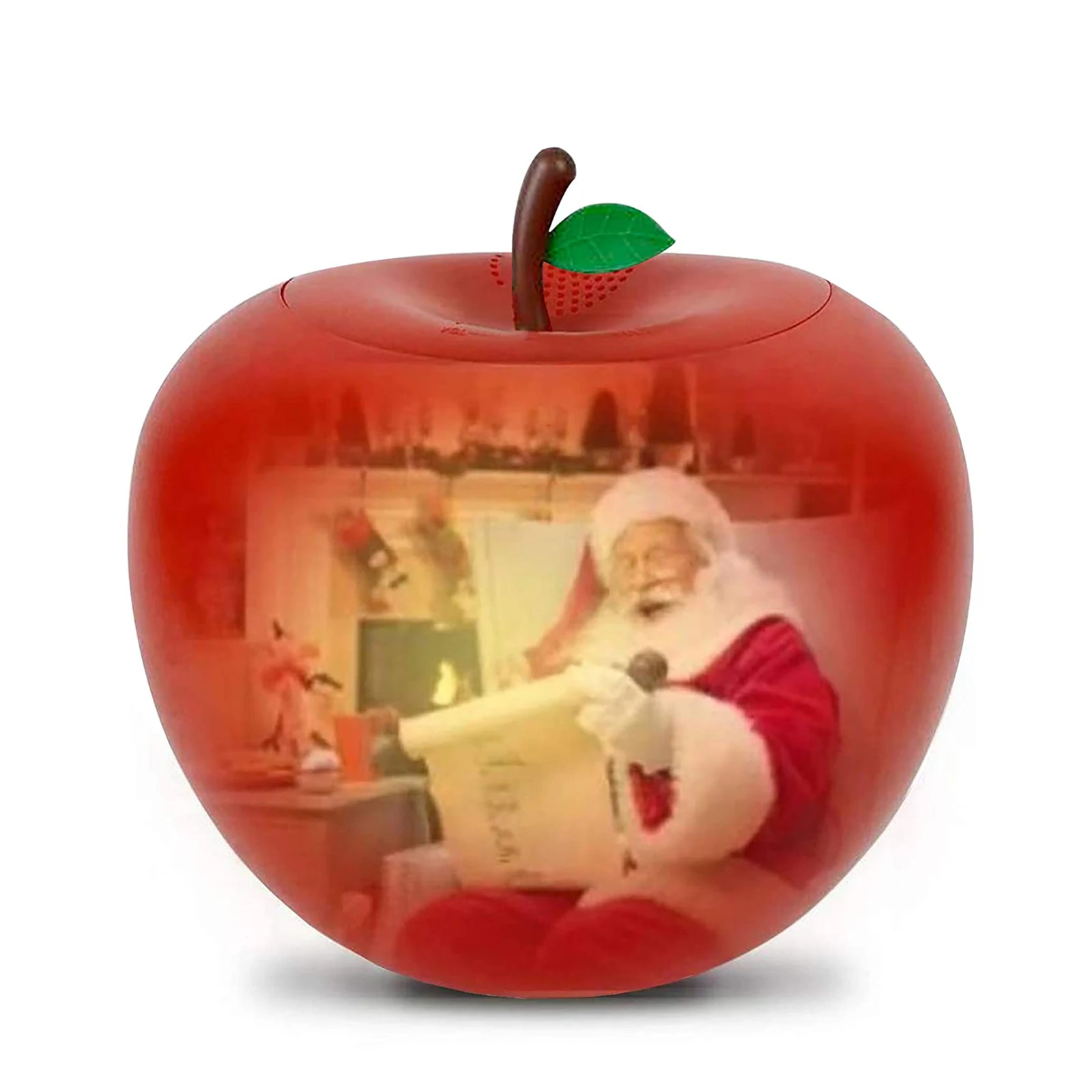 Christmas Talking Animated Apples With Built-in Projector Speaker Audio Flash Projector Lamp Night Light For Home Party  gift