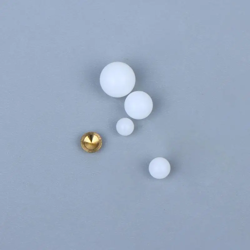 10 PCS EDC Mechanical Push Plate Fidget Toy Accessories Anti-Stress POM Beads Copper Spring Top for Office Home Use