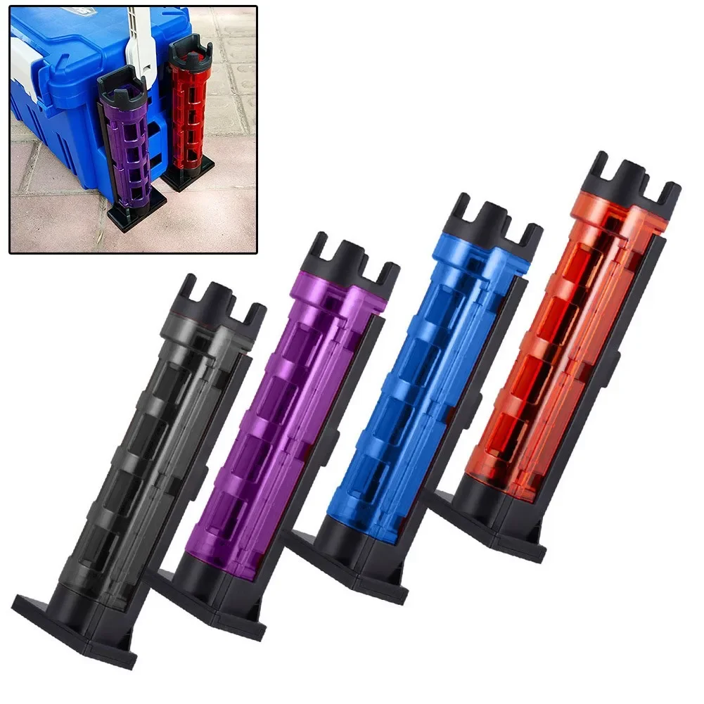 SPORTFUNSF High Quality Rod Holder Raft Fishing Barrel Accessories Vertical Inserting Device For MEIHO Box Fishing Tackle Access