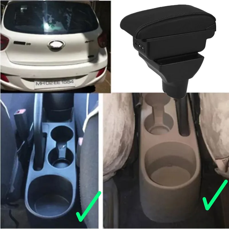 Für Hyundai I20 Armlehnenbox, für Hyundai I20 Auto-Armlehnen-Mittelkonsole, Aufbewahrungsbox, spezielle Nachrüstteile, Autozubehör – Detail 3
