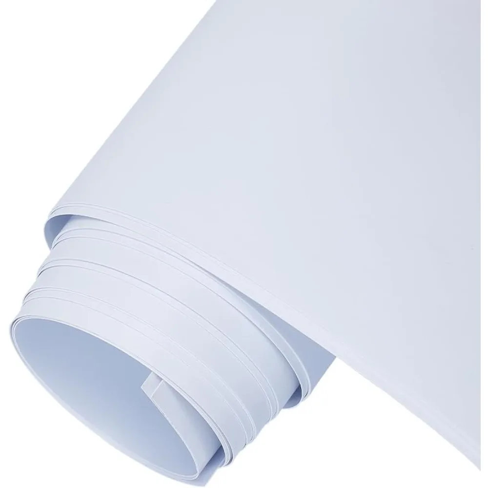 72.1x11.8 inch Beyaz PVC Vinil Rulosu: El Yapımı Ürünler İçin Uzun Ömürlü ve Desteği