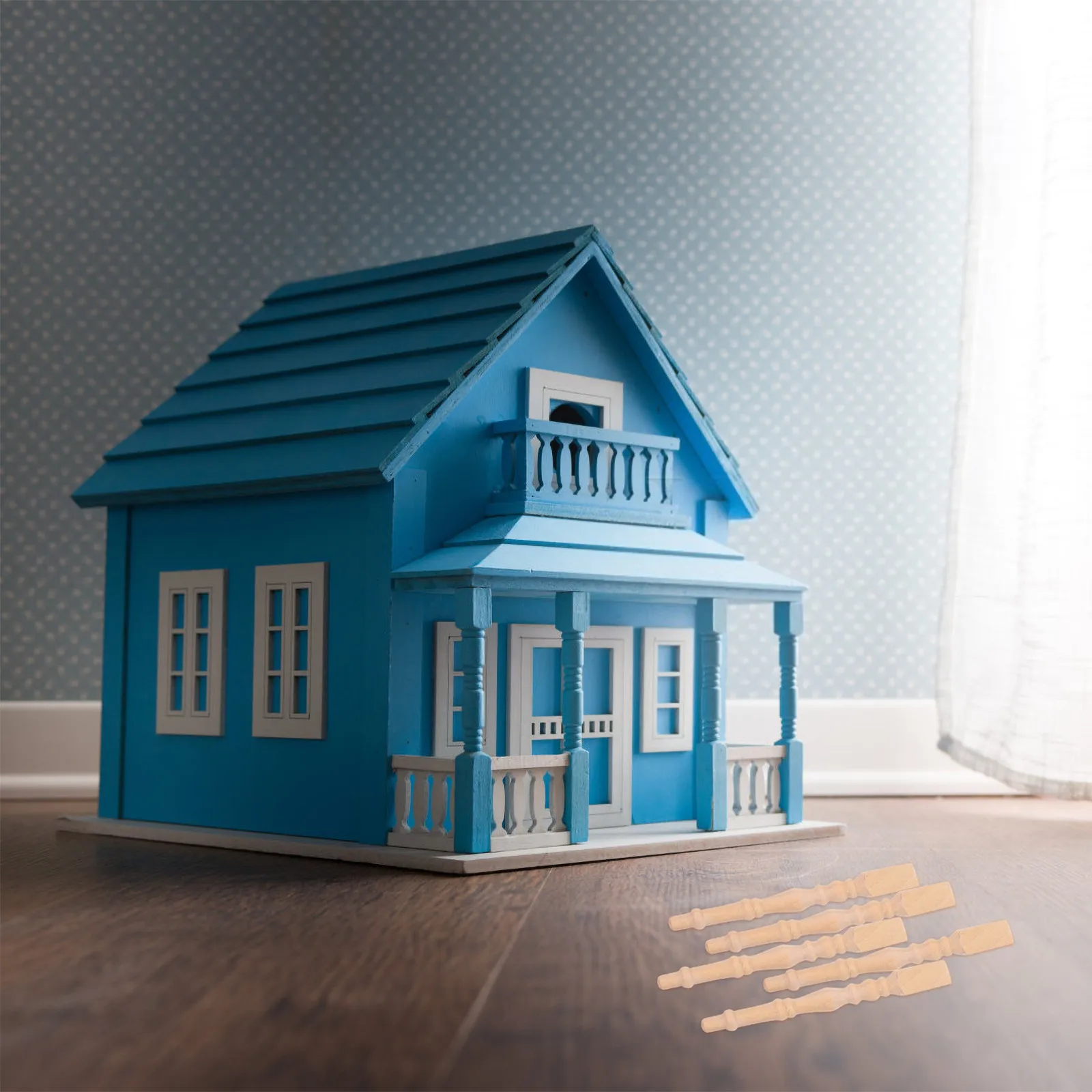 

6 шт. миниатюрных ножек для стола из натурального дерева, маленькие основания, мини-украшения для декора миниатюрных домиков, миниатюрные ножки для стола