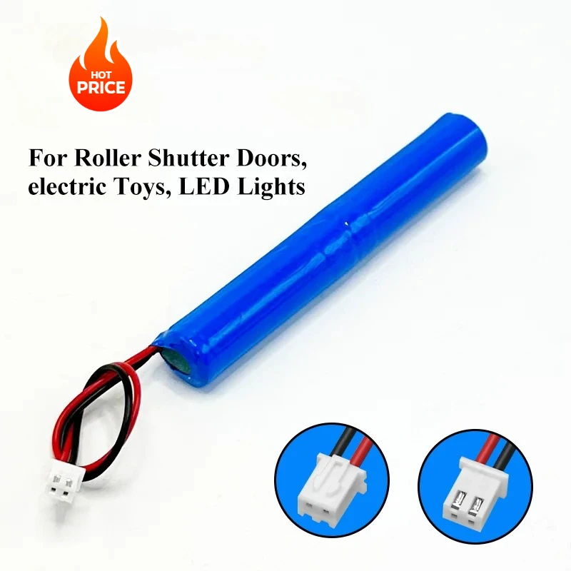 14500 2S1P Built-in BMS Rechargeable Lithium-ion Battery Pack 7.4V 1000mAh for Roller Shutter Doors Electric Toys LED Lights