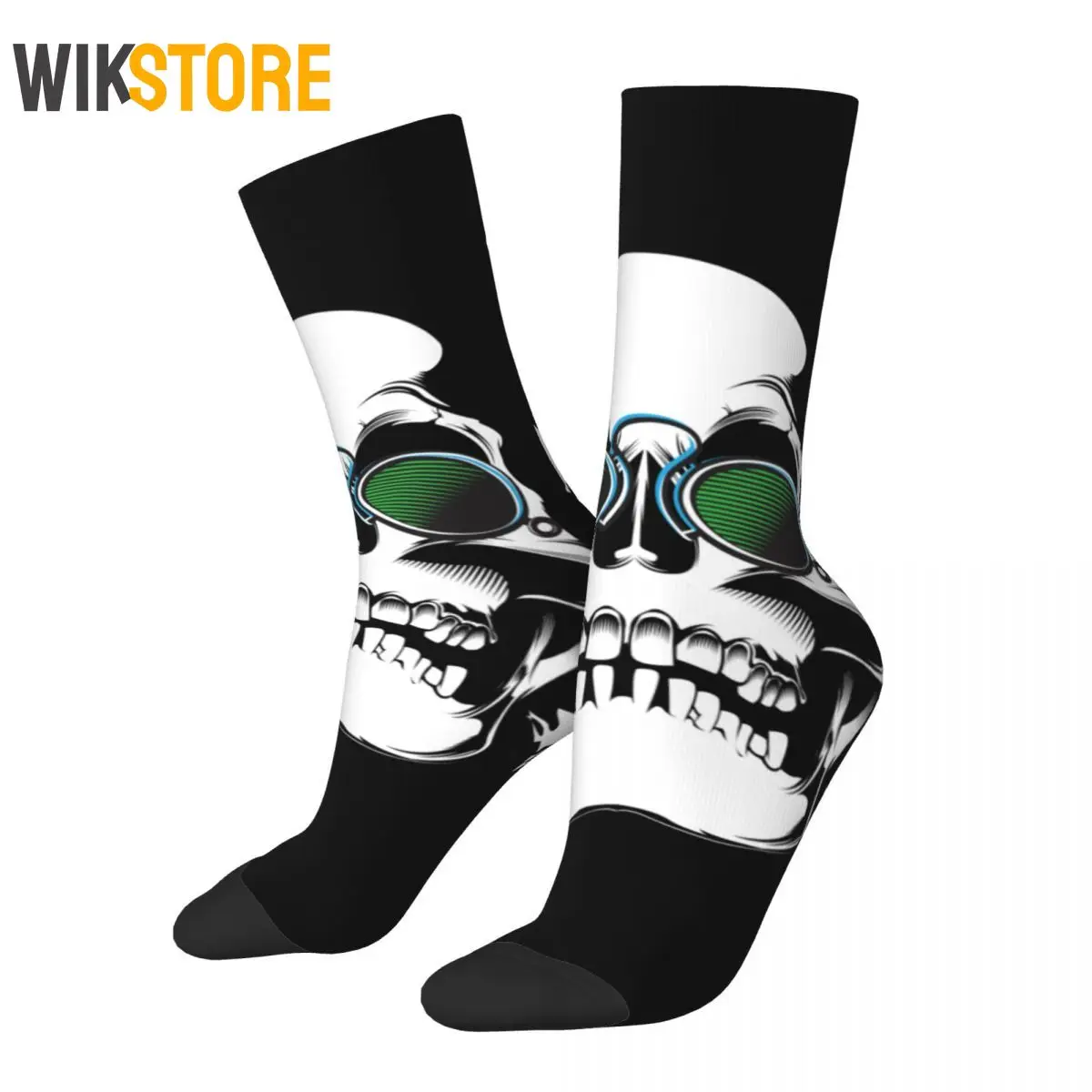 

Hip Hop Retro Skull Crazy Men Male Socks Mythical Fantasy Unisex Harajuku Funny Novelty Happy Crew Sock Non-Slip Sport Socks