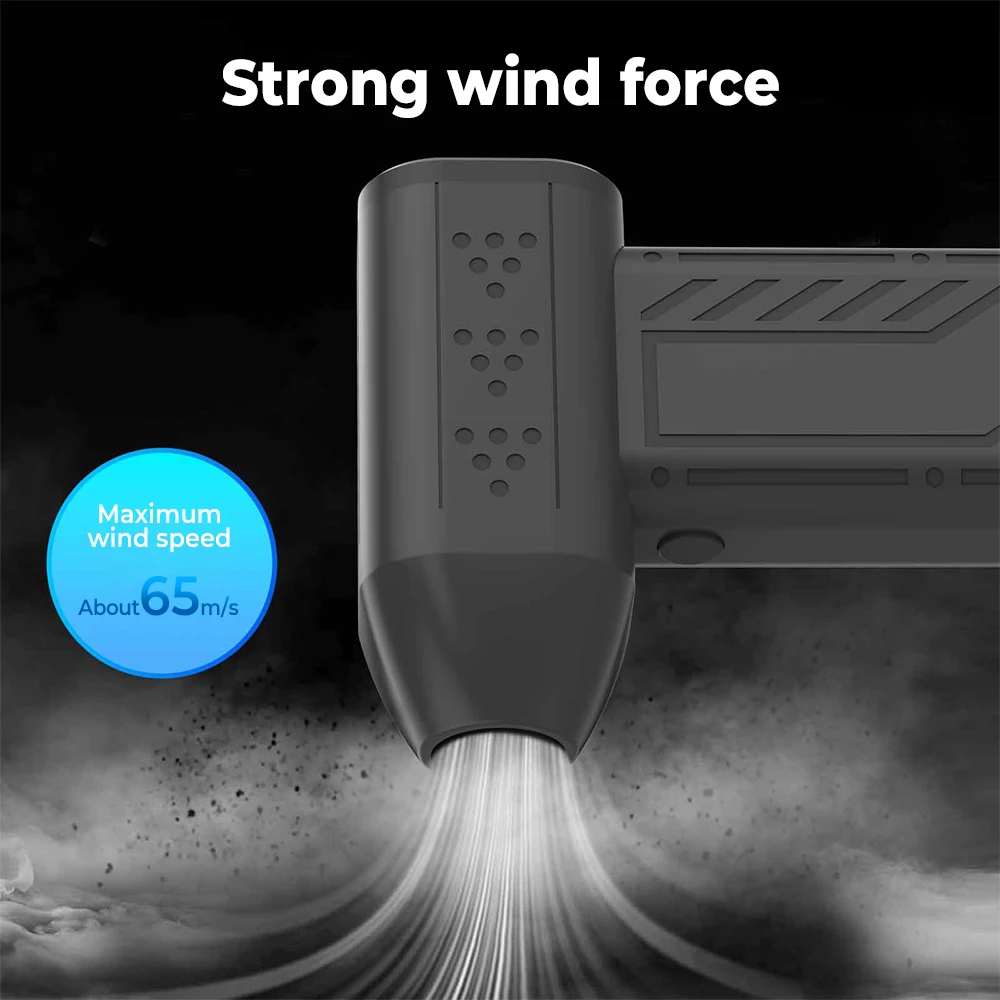 150,000 دورة في الدقيقة منفاخ الهواء الكهربائية توربو مروحة عنيفة فرش السيارات عالية السرعة توربو مروحة نفاثة USB قابلة للشحن منفاخ غبار قوي #5