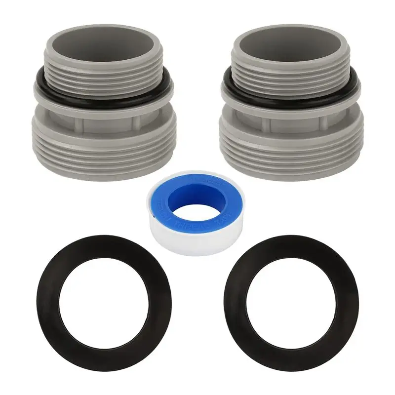 HOES-Pool Hose Connector 1 1/4Inch To 1 1/2Inch, Filters,Heat Pumps To 1 1/2 Inch Hose With Screw-On Nut