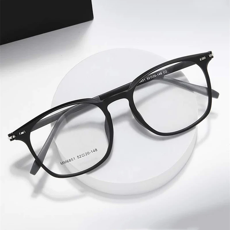 KOCOLIOR Korean Style TR90 Oval Eyeglass Frames Unisex Retro Lightweight Glasses for Man Woman Classic Vintage Spectacle Frame