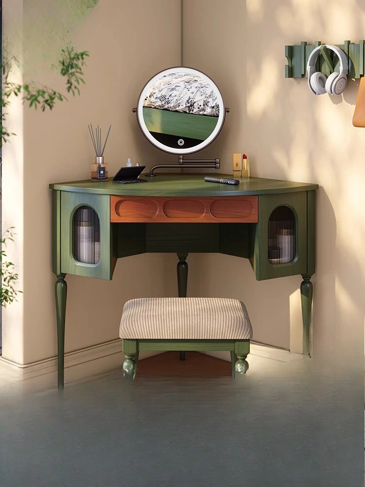 

Французский комод в стиле ретро, маленькая квартира, комод из цельного дерева, шкаф для хранения, антикварный уголок для главной спальни