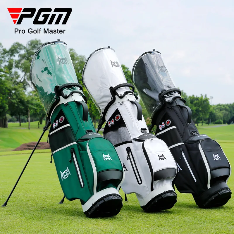 PGM Golf Bag Men and Women's Bracket Personalized Korean Trendy Transparent Nylon Sports Bag Golf Club Bag