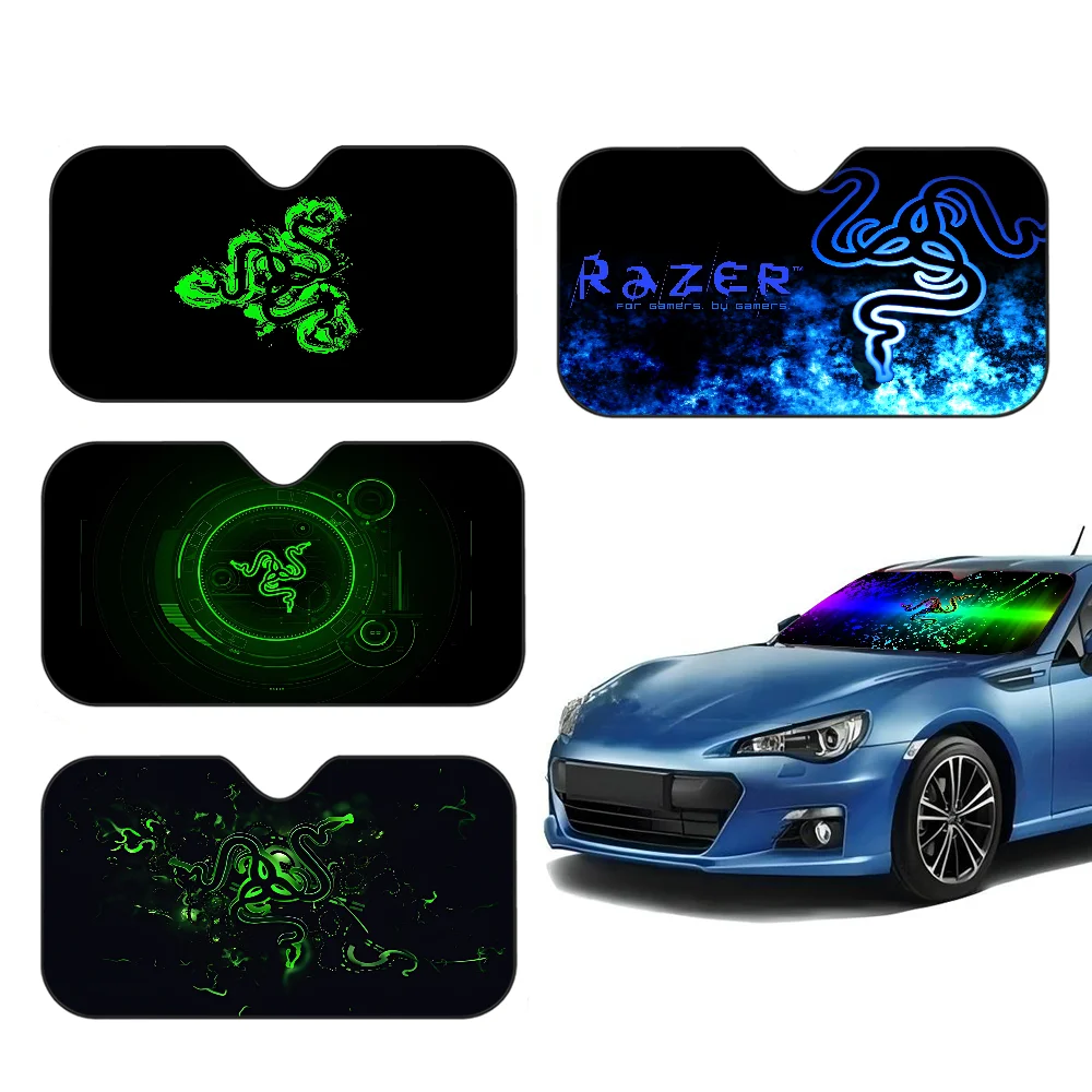

R-RAZER Anmie Car Sun Shade Windshield Foldable Cute Funny Sunshade By Vincent For Car Truck SUV Blocks