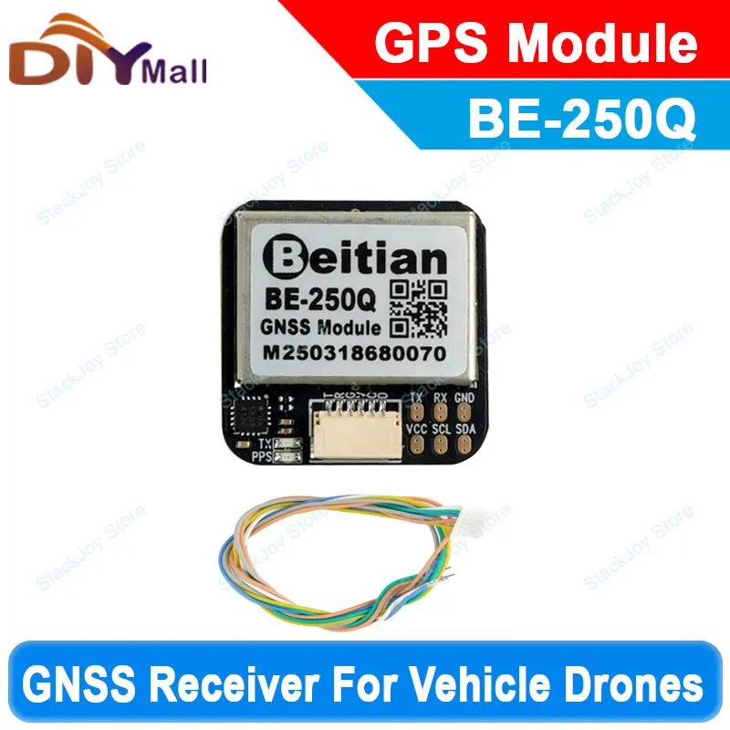Beitian BE-250Q GPS Integrated Module With Antenna M10050 GNSS Ultra-Low Power Receiver For Drone FPV RC Vehicle DIY Project