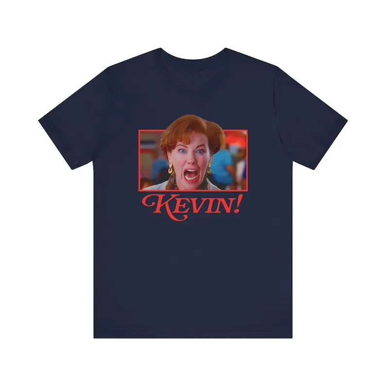 Home Alone Kevin Sweater Unisex Ugly Christmas Graphic T Shirts Woman Man Vintage Movie High Quality Cotton T-shirt Camisetas