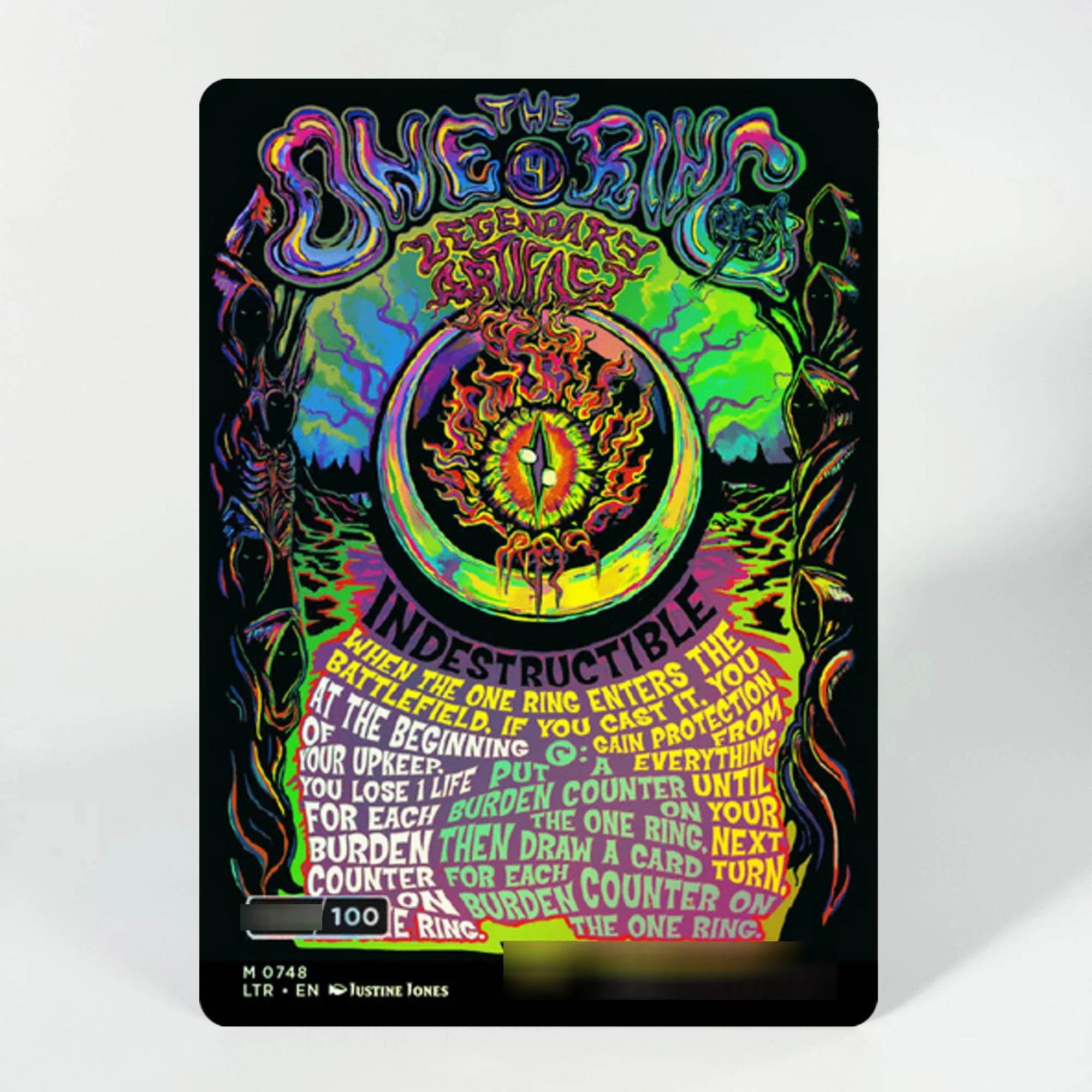 LTR Tales of Middle-earth Serialized Posters Number Series Set Ring/the Dark Lord etc Replica Proxy Magical Cards holographic